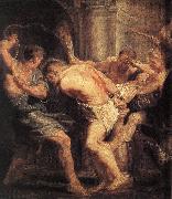 RUBENS, Pieter Pauwel The Flagellation of Christ oil painting artist